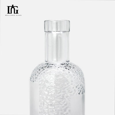 750 ml/700 ml glazen fles voor wodka gin rum whisky geleverd door acceptatie van aangepast logo