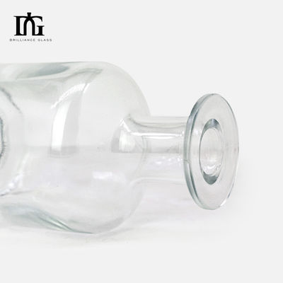 Op maat gemaakte schermdrukkerij 500 ml glazen fles voor vodka Whisky liquor