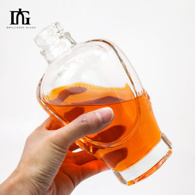Andere dranken 50 cl lege vodka Whisky glasfles met kurk deksels en mat oppervlak