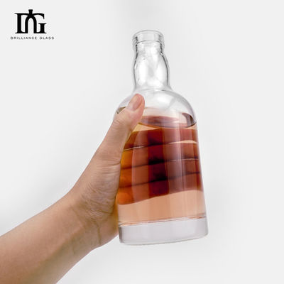 500 ml Whisky Juice Flasjes Custom Clear Glass Flasje voor de behoeften van de drankenindustrie