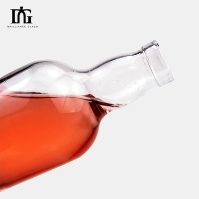 500 ml Whisky Juice Flasjes Custom Clear Glass Flasje voor de behoeften van de drankenindustrie