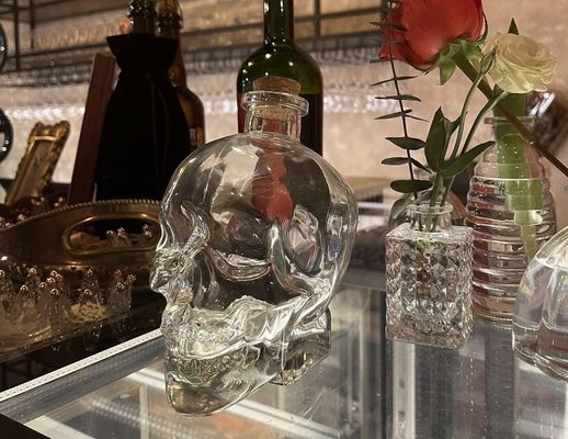 Schedel glasfles voor bier Screen Printing Warm stempelen Schilderen Graveren en meer