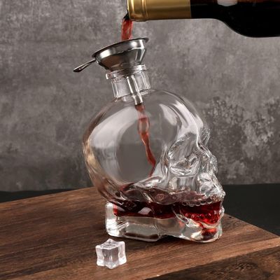 Schedel glasfles voor bier Screen Printing Warm stempelen Schilderen Graveren en meer