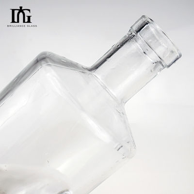 500 ml 700 ml 750 ml aanpasbaar gegraveerd label met warm stempel glasfles voor dranken