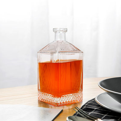 Glaskraag materiaal 250 ml ronde wijnfles voor gedistilleerde dranken OEM/ODM aanvaardbaar