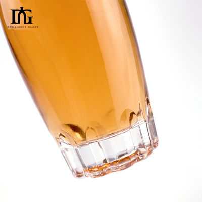 500 ml/700 ml/750 ml glas fles whisky met kurk en uniek ontwerp
