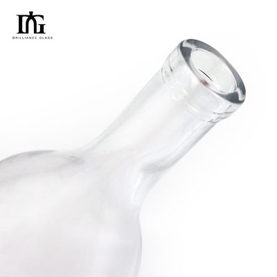 Aanvaardbaar OEM/ODM Europese stijl Luxe 700 ml 750 ml Unieke Whisky Rum Gin Glasfles
