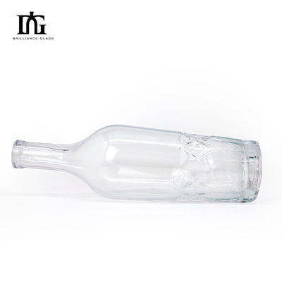 Aanvaardbaar OEM/ODM Europese stijl Luxe 700 ml 750 ml Unieke Whisky Rum Gin Glasfles