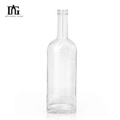 Glaskraag 750 ml 700 ml 500 ml Ronde wijnfles voor drank Aanvaardbaar