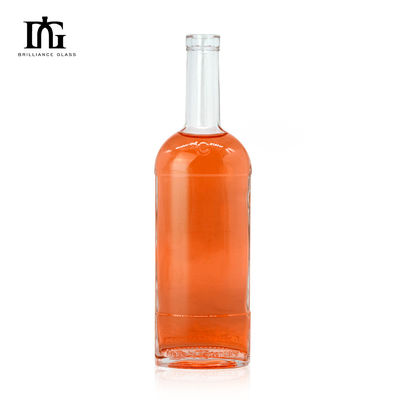 Glaskraag 750 ml 700 ml 500 ml Ronde wijnfles voor drank Aanvaardbaar