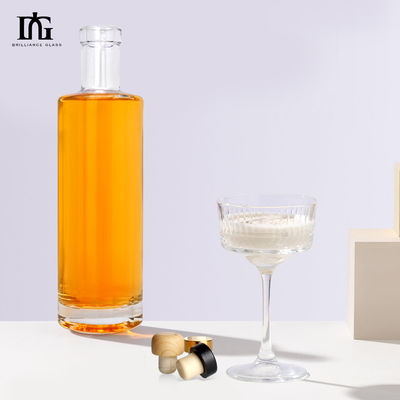 VODKA 750 ml Ronde heldere fles Gin Rum Brandy Glasfles Europese stijl Luxe