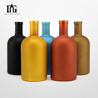500 ml glazen fles met kurk en schroefdop voor olijfolie Liquor Gin Vodka Vloeistof verkoop