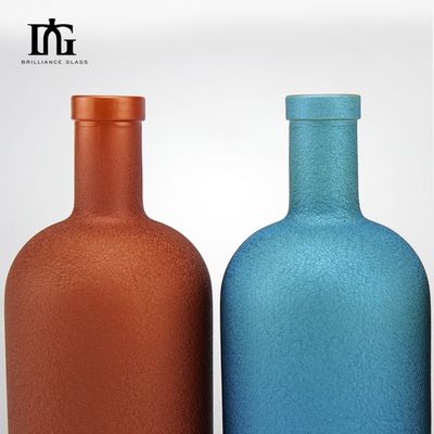500 ml glazen fles met kurk en schroefdop voor olijfolie Liquor Gin Vodka Vloeistof verkoop