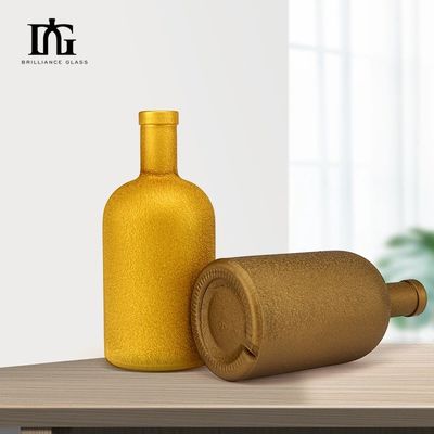 500 ml glazen fles met kurk en schroefdop voor olijfolie Liquor Gin Vodka Vloeistof verkoop