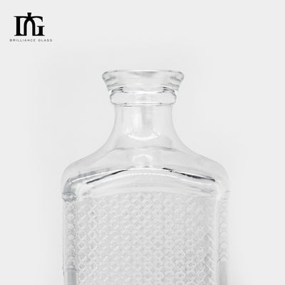 500 ml 750 ml heldere glazen wijnflessen voor gedistilleerde dranken Acceptabel klant logo