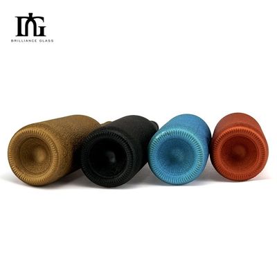 500 ml/750 ml capaciteit Custom Matte gekleurde glazen wijnfles voor rode wijn en drank