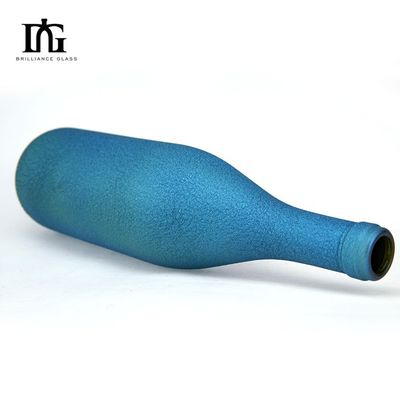 500 ml/750 ml capaciteit Custom Matte gekleurde glazen wijnfles voor rode wijn en drank