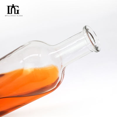 Leeg drankje fles voor dranken 1750 ml Custom kraag materiaal glasfles