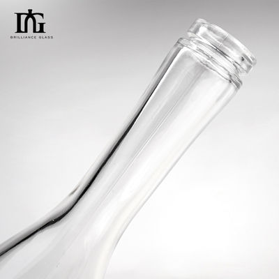 500 ml/700 ml/750 ml Eind aanpasbaar Slank lange nek Champagne Vodka Glas wijnfles