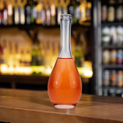 500 ml/700 ml/750 ml Eind aanpasbaar Slank lange nek Champagne Vodka Glas wijnfles