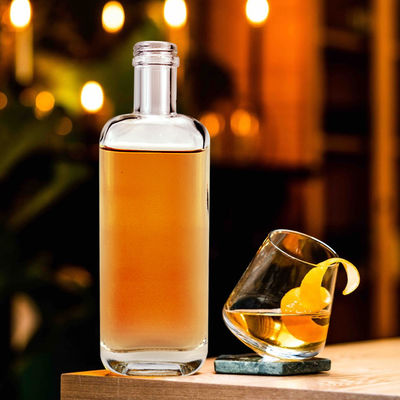 260 ml vierkante wijnglasfles met kurk voor op maat gemaakte gravure- en schilderopties
