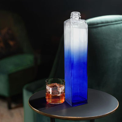 Liquor fles 700 ml lege rechthoekige water Whisky vodka