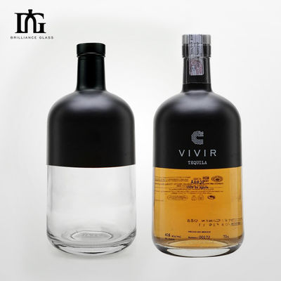 Brandy glasfles 500 ml vierkant gevormde drank decanter voor whisky gin vodka Home Decor