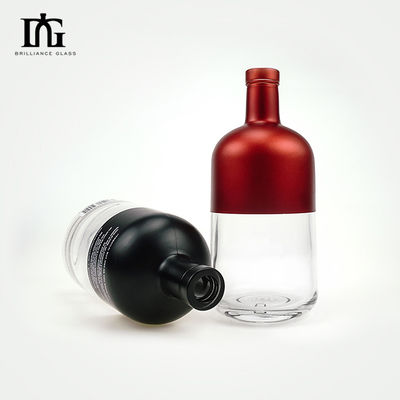 Brandy glasfles 500 ml vierkant gevormde drank decanter voor whisky gin vodka Home Decor