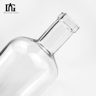 Gelast 500 ml/700 ml ronde lege drankflessen met kurkstop