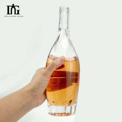 700 ml ronde glazen fles voor gedistilleerde dranken Vodka Gin Custom Uniek ontwerp OEM/ODM Geaccepteerd