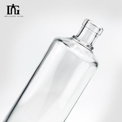 Custom Logo Glasfles 500 ml 750 ml voor Whiskey Gin Rum Brandy Tequila Mineraalwater