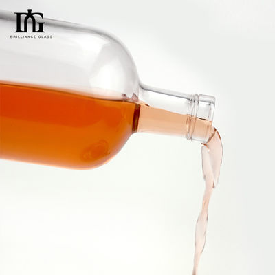 500 ml glazen fles voor sap brandy vodka en drank gegraveerd ontwerp