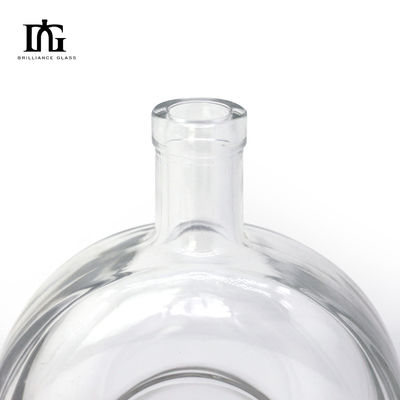700 ml glazen fles voor brandy Whisky Spirits Custom unieke drankflessen