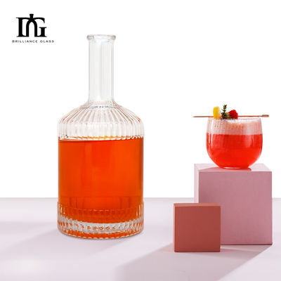 500 ml/700 ml hoogwaardige transparante schroefkap Brandy sap drank glasfles