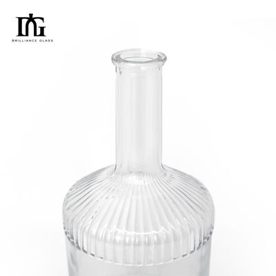 500 ml/700 ml hoogwaardige transparante schroefkap Brandy sap drank glasfles