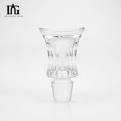 Gepersonaliseerd logo 700 ml Whisky Bourbon Gin Fles met fancy wijn glasfles ontwerp