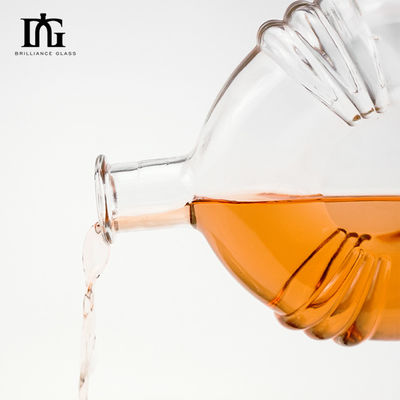 Liquor en dranken 700 ml creatief doorzichtig verzegeld mini-wijnglasfles met kurk