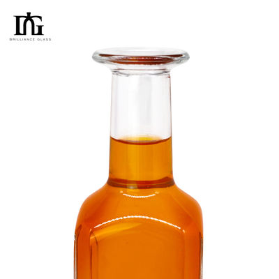750 ml 1000 ml whisky rum gin tequila glasfles met kurkstop en elegant ontwerp