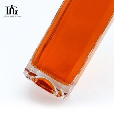 750 ml 1000 ml whisky rum gin tequila glasfles met kurkstop en elegant ontwerp