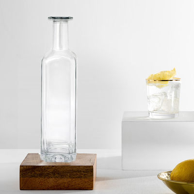 750 ml 1000 ml whisky rum gin tequila glasfles met kurkstop en elegant ontwerp