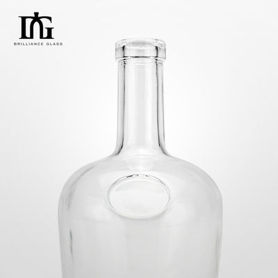OEM/ODM Acceptabele kristalwit ronde wijnfles met kurk 500 ml capaciteit