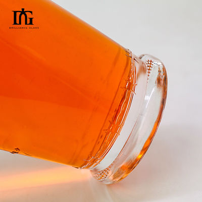 OEM/ODM Acceptabel 750 ml Super Flint Glass lege drankfles voor Whiskey Gin Vodka