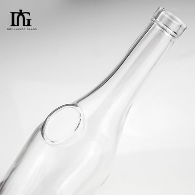 Schermdrukken en elektroplatering 500 ml glazen fles voor alcoholische dranken