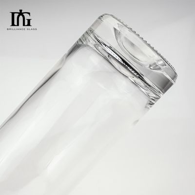 Schermdrukken en elektroplatering 500 ml glazen fles voor alcoholische dranken