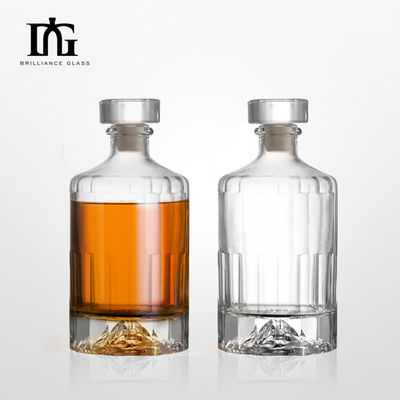 Leeg luxe glazen fles voor drankjes en dranken 550 ml capaciteit Custom Design