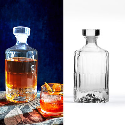 Leeg luxe glazen fles voor drankjes en dranken 550 ml capaciteit Custom Design