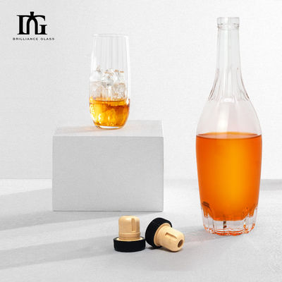 250 ml/500 ml/700 ml/750 ml capaciteit Glas rode wijnfles Duurzaam en luchtdicht kurkzegel