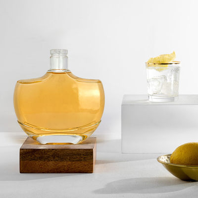 Glasfles met dikke bodem van 500 ml voor whisky, rum, gin en andere drankjes