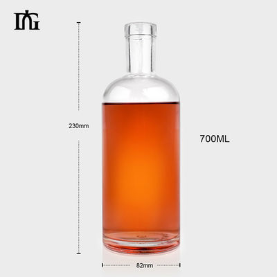 375 ml 500 ml 750 ml 1000 ml Glas Vodka Spirits Gin Fles met gegraveerde oppervlakte