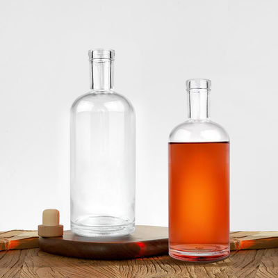 375 ml 500 ml 750 ml 1000 ml Glas Vodka Spirits Gin Fles met gegraveerde oppervlakte